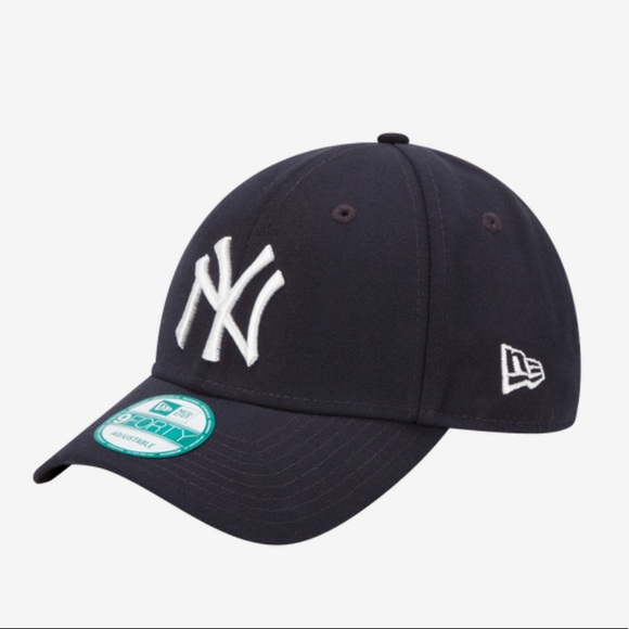 New Era MLB New York yankee 9Forty Adjustable Cap navy blue white Mens dad hat - Picture 2 of 5